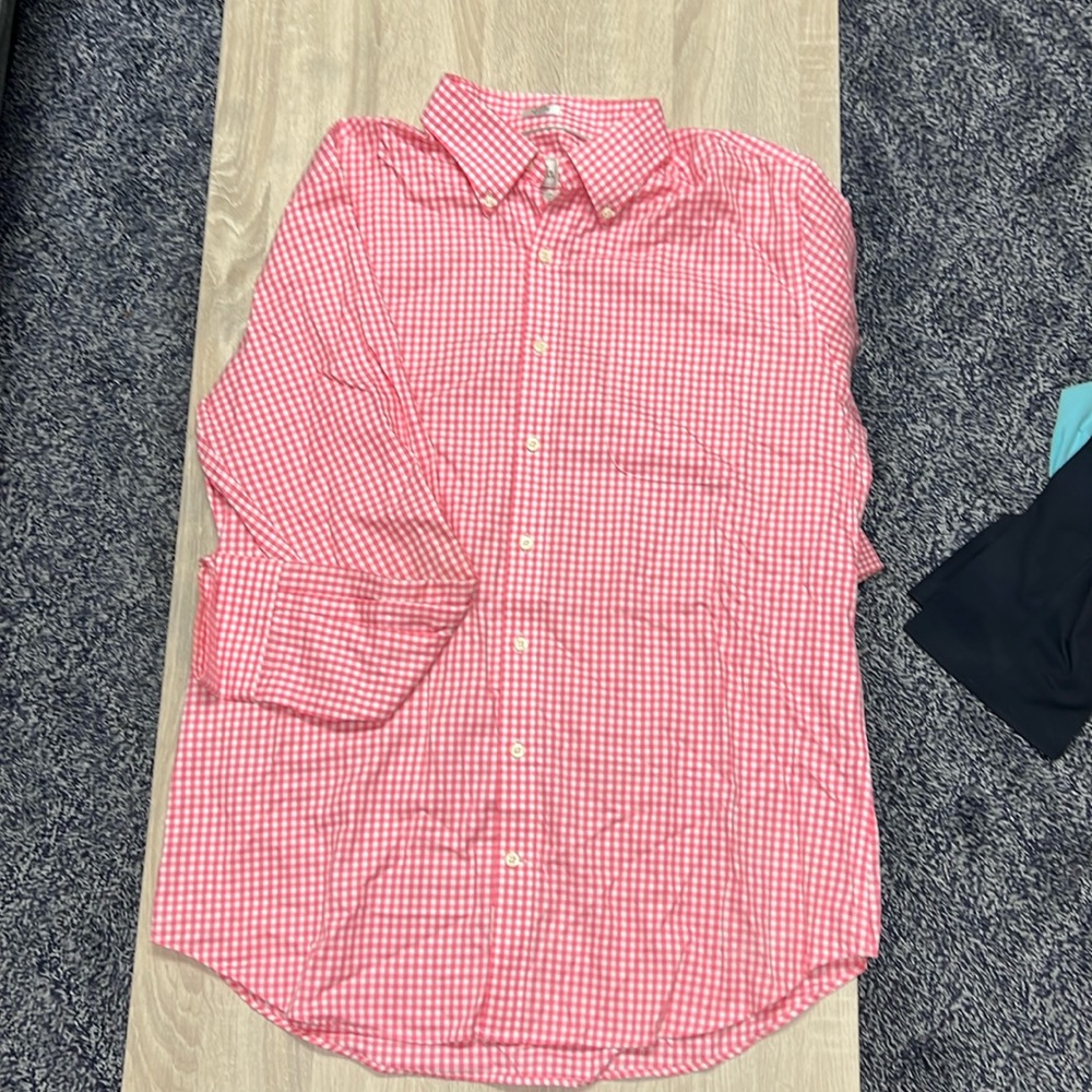 Peter Millar Button Down Dress Shirt - Large